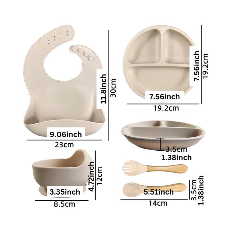 Baby Weaning Silicone Feeding Kit